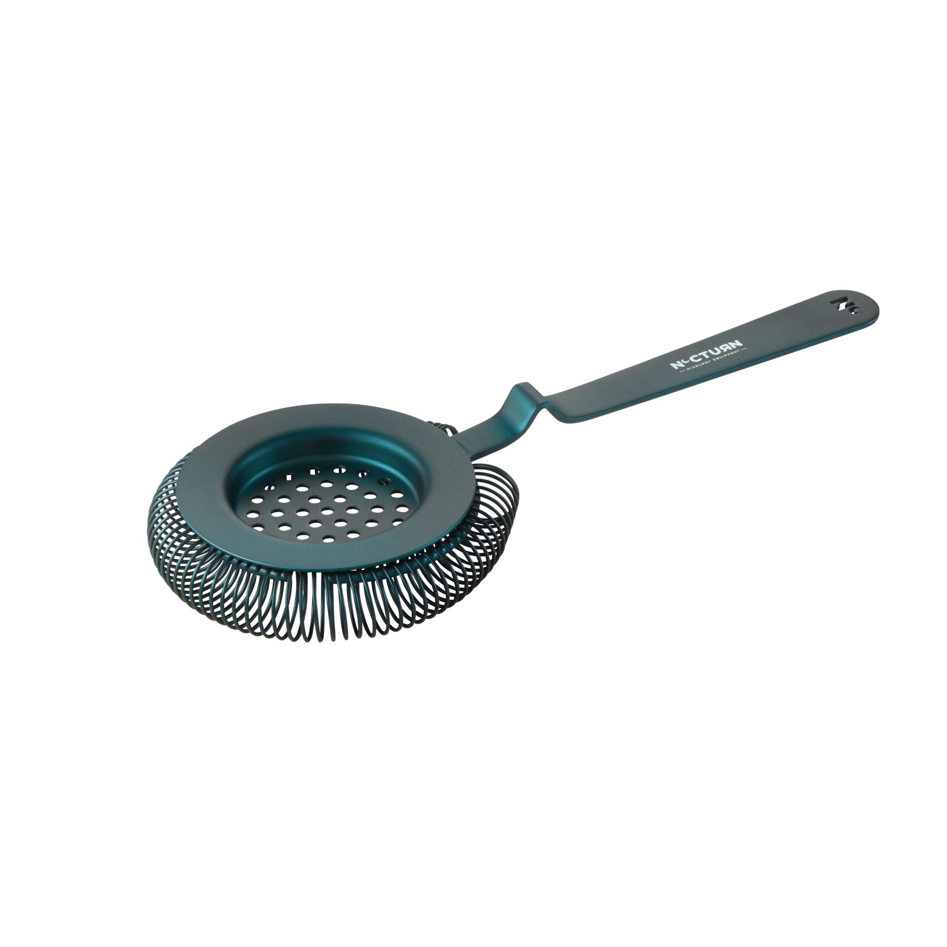 Barsieb mit Feder ø 85 mm blau matt 