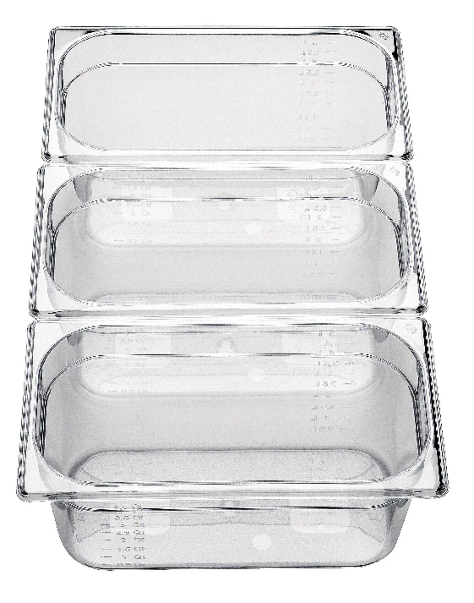 GN-Behälter 1/3 Polycarbonat 65mm