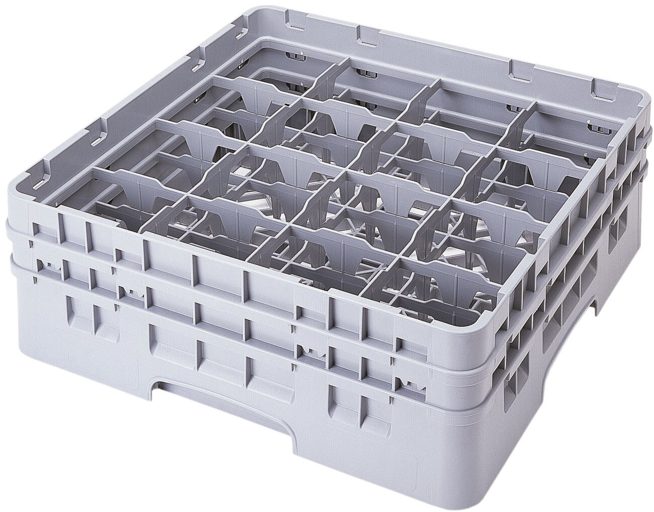 Gläserkorb 16 Fächer, Glas max. ø 110 mm, H 174 mm / 500 x 500 mm