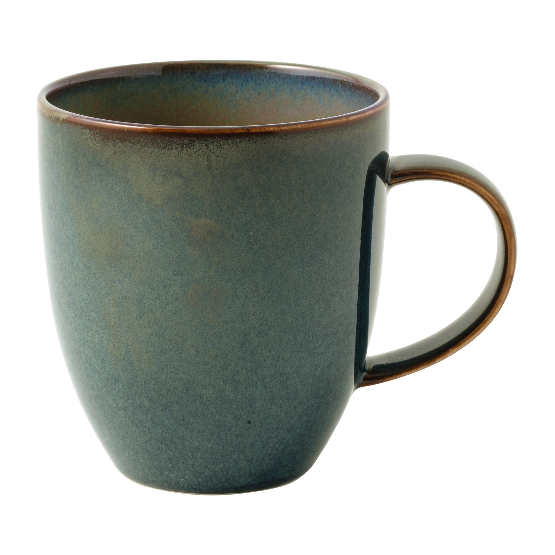 Crafted Breeze, Becher mit Henkel 0,30 l blau / braun