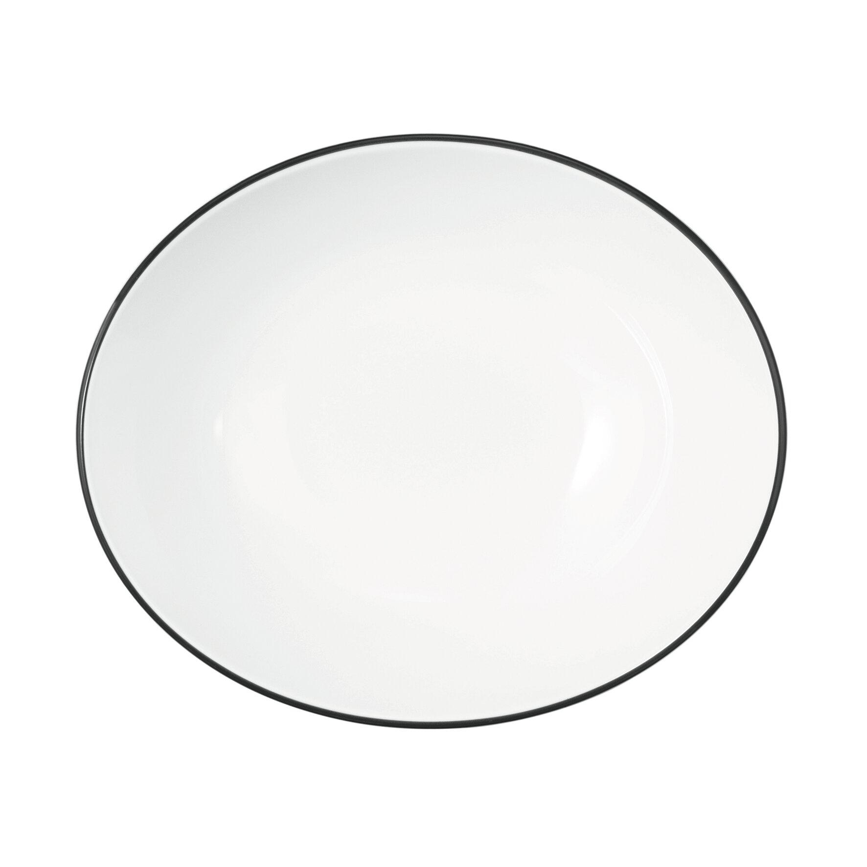 Modern Life, Bowl oval 189 x 158 mm / 0,70 l Black Line