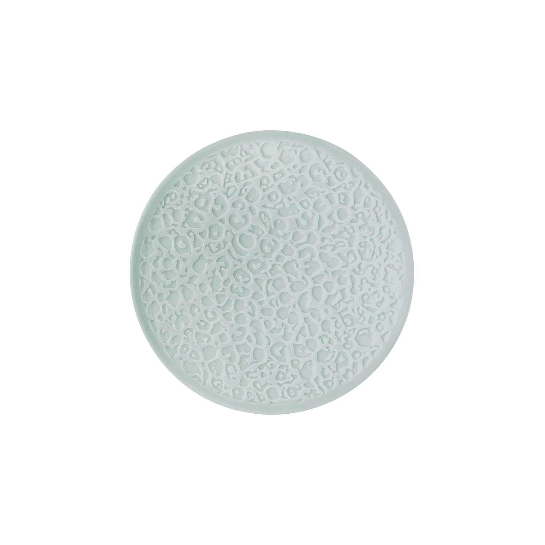 Nori, Teller flach ø 166 mm Vollrelief arktisblau