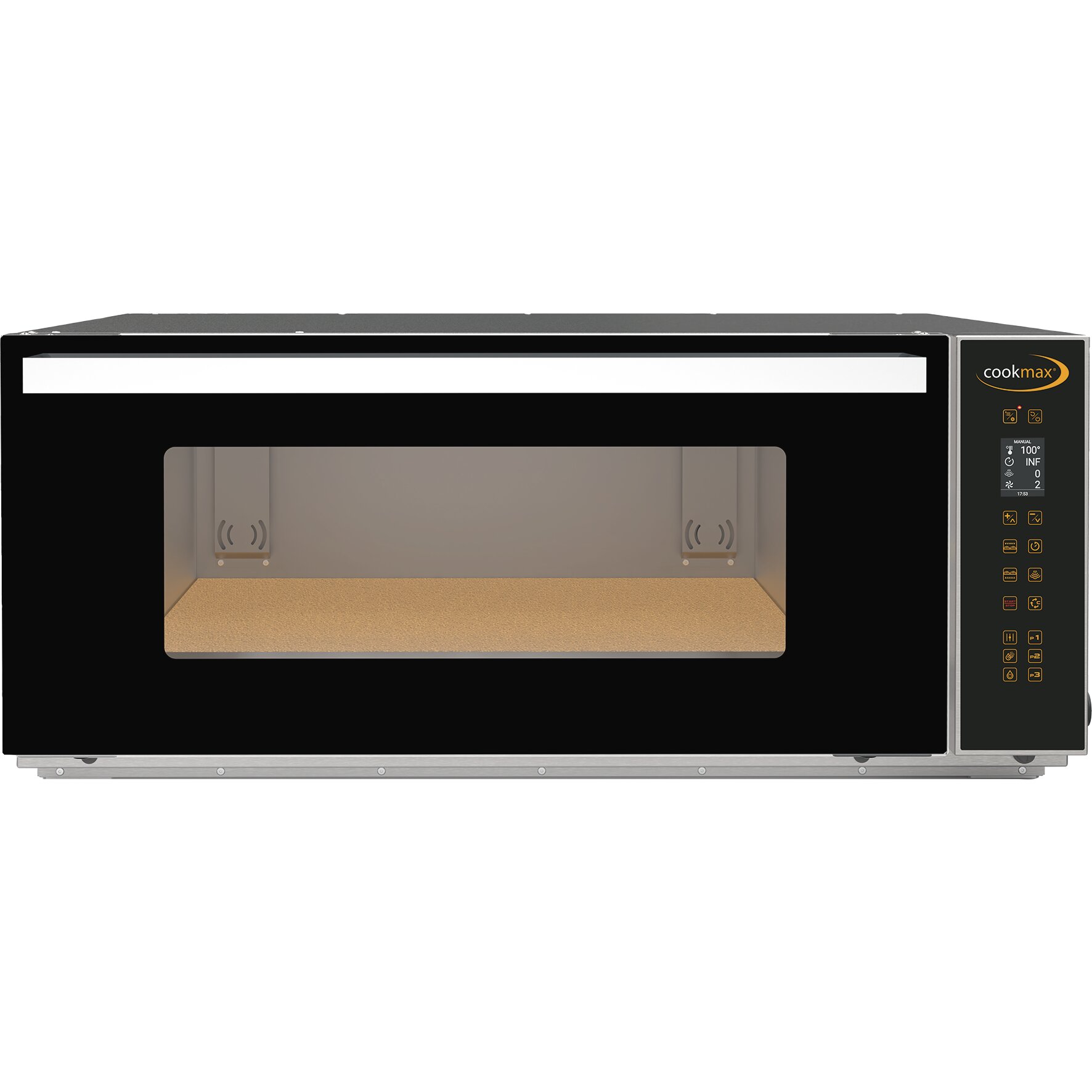 Ladenbackofen, 2 x 600 x 400, programmierbare Steuerung, mit Boiler